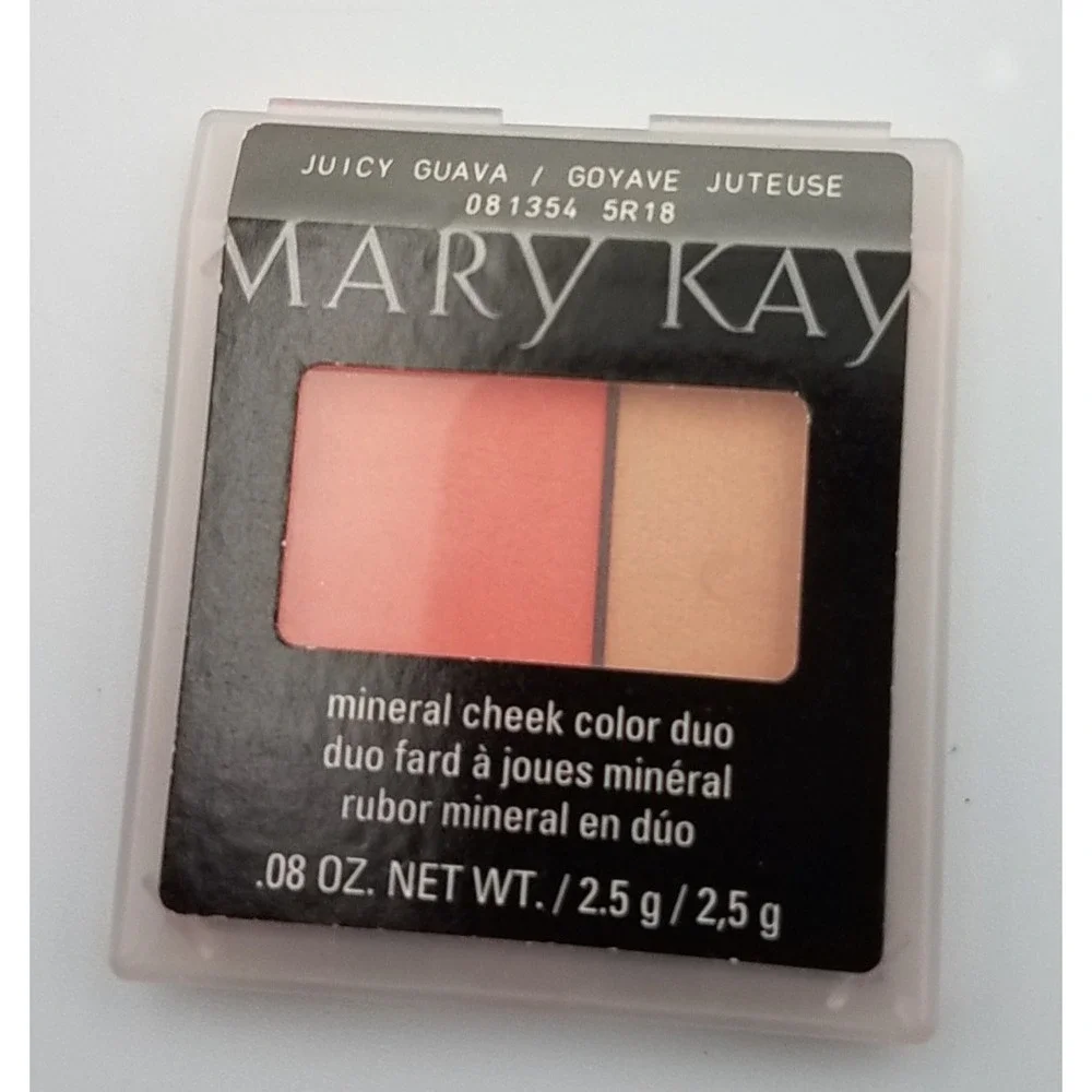 New MARY KAY Mineral Cheek Color Duo Juicy Guava/ Goyave 081354 .08‎ oz